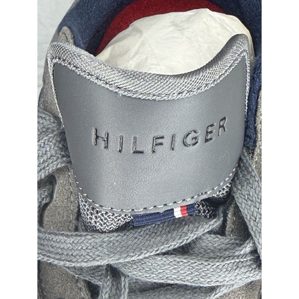 TOMMY HILFIGER TM MARCUS DARK GRAY FASHION SNEAKERS SIZE 13 NEW IN BOX - Picture 2 of 6